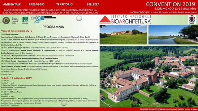 3° CORSO CAM – CONVENTION INBAR 2019 – MORIMONDO (MI)