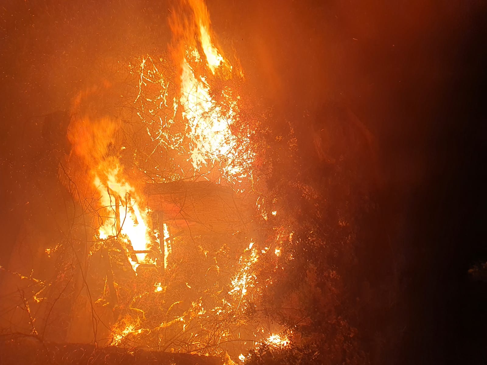 Colline devastate a più riprese, creando un territorio fantasma