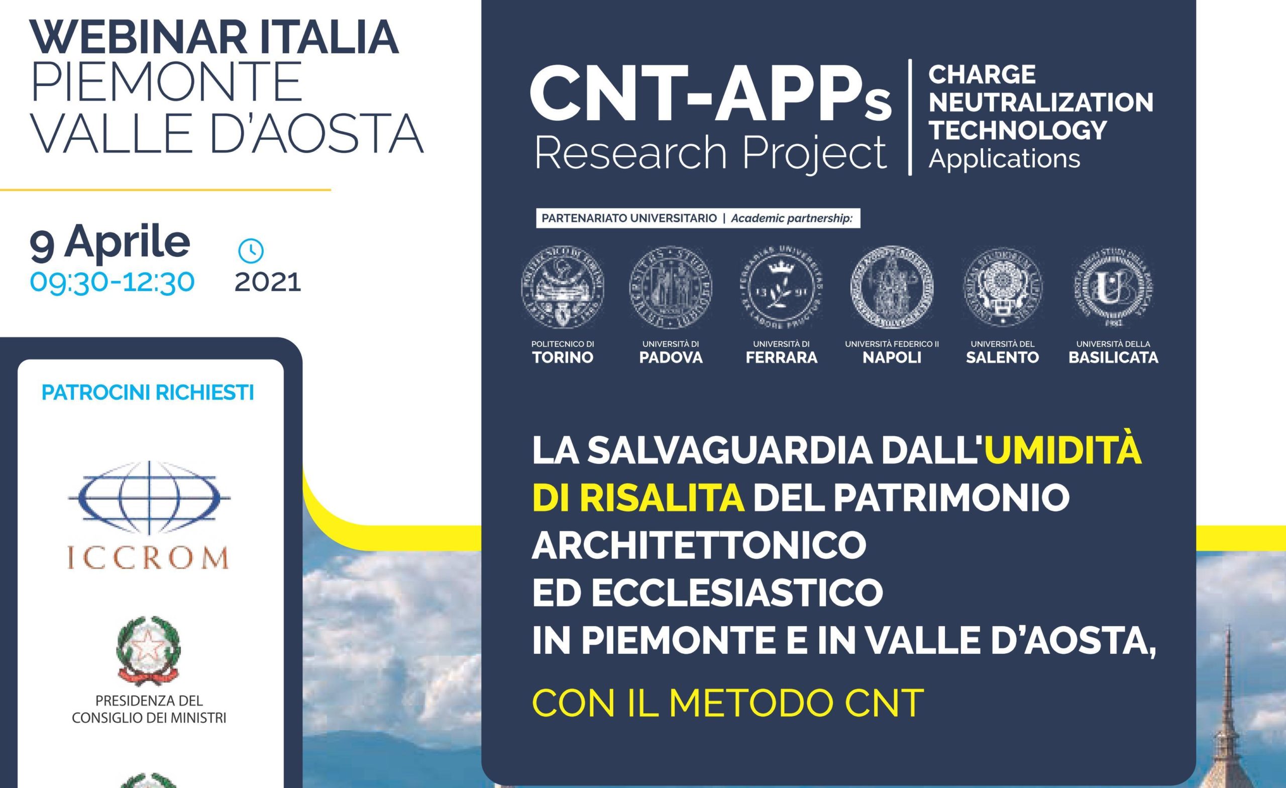 LA SALVAGUARDIA DALL’UMIDITÀ DI RISALITA DEL PATRIMONIO ARCHITETTONICO ED ECCLESIASTICO IN PIEMONTE E IN VALLE D’AOSTA, CON IL METODO CNT