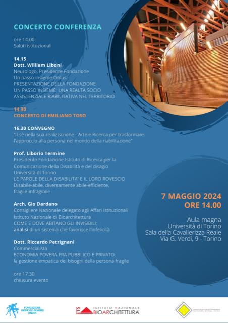 CONCERTO CONVEGNO di EMILIANO TOSO a favore della FONDAZIONE UN PASSO INSIEME